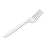 Plastic Cutlery, Heavyweight Forks, White, 1,000/Carton