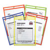 Stitched Shop Ticket Holders, Neon, Assorted 5 Colors, 75