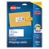 Shipping Labels w/ TrueBlock Technology, Inkjet Printers, 2 x 4, White, 10/Sheet, 25 Sheets/Pack