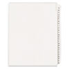 Preprinted Legal Exhibit Side Tab Index Dividers, Allstate Style, 26-Tab, A to Z, 11 x 8.5, White, 1 Set, (1700)