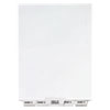 Preprinted Legal Exhibit Bottom Tab Index Dividers, Avery Style, 27-Tab, Exhibit A to Exhibit Z, 11 x 8.5, White, 1 Set