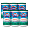 Disinfecting Wipes, Fresh Scent, 7 x 8, White, 75/Canister, 6 Canisters/Carton