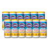 Disinfecting Wipes, 7 x 8, Crisp Lemon, 35/Canister, 12/Carton