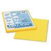 Tru-Ray Construction Paper, 76lb, 9 x 12, Yellow, 50/Pack