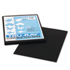 Tru-Ray Construction Paper, 76lb, 9 x 12, Black, 50/Pack
