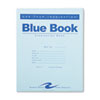 Examination Blue Book, Wide/Legal Rule, 8.5 x 7, White, 12 Sheets