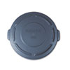 Flat Top Lid for 20 gal Round BRUTE Containers, 19.88