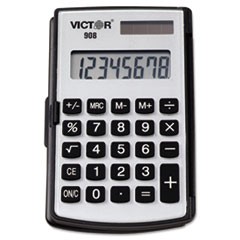 908 Portable Pocket/Handheld Calculator, 8-Digit LCD