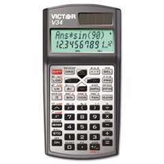 V34 Advanced Scientific Calculator, 10-Digit LCD