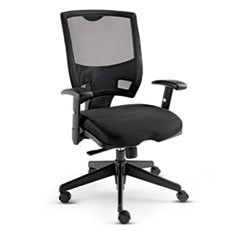 Alera Epoch Series Fabric Mesh Multifunction Chair, Supports Up to 275 lb, 17.63