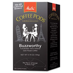 Coffee Pods, Buzzworthy (Dark Roast), 18 Pods/Box