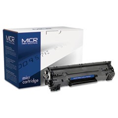 Compatible CB436A(M) (36AM) MICR Toner, 2,000 Page-Yield, Black