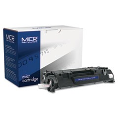 Compatible CE505A(M) (05AM) MICR Toner, 2300 Page-Yield, Black