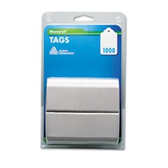 Refill Tags, 1.25 x 1.5, White, 1,000/Pack