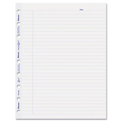 MiracleBind Ruled Paper Refill Sheets for all MiracleBind Notebooks and Planners, 9.25 x 7.25, White/Blue Sheets, Undated