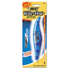Wite-Out Brand Exact Liner Correction Tape, Non-Refillable, Blue, 1/5