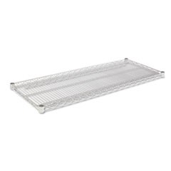 Industrial Wire Shelving Extra Wire Shelves, 48w x 18d, Silver, 2 Shelves/Carton