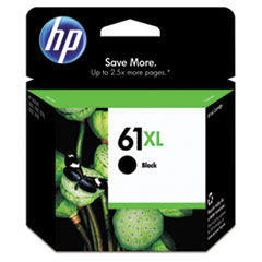 HP 61XL, (CH563WN) High-Yield Black Original Ink Cartridge