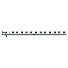 Vertical Power Strip, 12 Outlets, 15 ft Cord, 36
