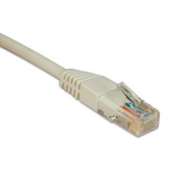 Cat5e 350MHz Molded Patch Cable, RJ45 (M/M), 7 ft., White