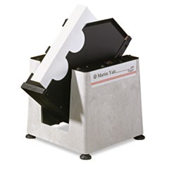 Tabletop Paper Jogger, 15-1/4w x 11-1/2d x 15-1/4h, Gray