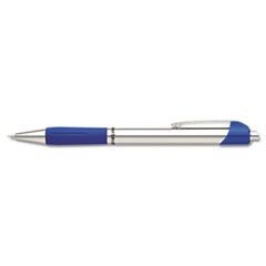 Ballpoint Retractable Design Pen, Blue Ink, Medium