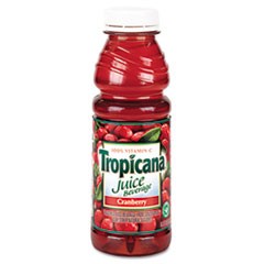 Juice Beverage, Cranberry, 15.2oz Bottle, 12/Carton