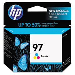 HP 97, (C9363WN) Tri-Color Original Ink Cartridge