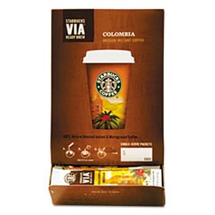 VIA Ready Brew Coffee, 3/25oz, Colombia, 50/Box