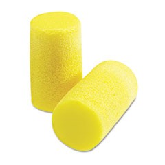 E-A-R Classic Plus Earplugs, Cordless, PVC Foam, Yellow, 200 Pairs/Box