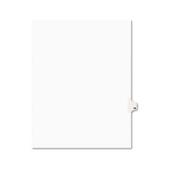 Preprinted Legal Exhibit Side Tab Index Dividers, Avery Style, 10-Tab, 18, 11 x 8.5, White, 25/Pack, (1018)