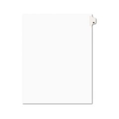 Preprinted Legal Exhibit Side Tab Index Dividers, Avery Style, 10-Tab, 26, 11 x 8.5, White, 25/Pack, (1026)