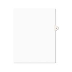 Preprinted Legal Exhibit Side Tab Index Dividers, Avery Style, 10-Tab, 34, 11 x 8.5, White, 25/Pack, (1034)