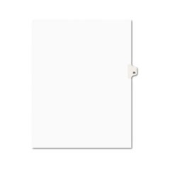 Preprinted Legal Exhibit Side Tab Index Dividers, Avery Style, 10-Tab, 35, 11 x 8.5, White, 25/Pack, (1035)
