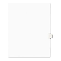 Preprinted Legal Exhibit Side Tab Index Dividers, Avery Style, 10-Tab, 41, 11 x 8.5, White, 25/Pack, (1041)