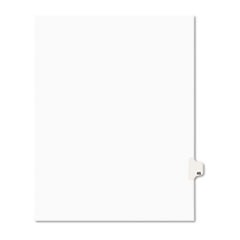 Preprinted Legal Exhibit Side Tab Index Dividers, Avery Style, 10-Tab, 45, 11 x 8.5, White, 25/Pack, (1045)