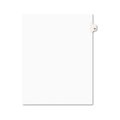 Preprinted Legal Exhibit Side Tab Index Dividers, Avery Style, 10-Tab, 53, 11 x 8.5, White, 25/Pack, (1053)