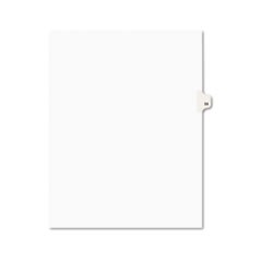 Preprinted Legal Exhibit Side Tab Index Dividers, Avery Style, 10-Tab, 59, 11 x 8.5, White, 25/Pack, (1059)