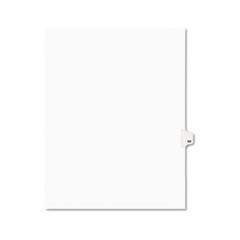 Preprinted Legal Exhibit Side Tab Index Dividers, Avery Style, 10-Tab, 66, 11 x 8.5, White, 25/Pack, (1066)