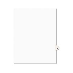 Avery-Style Legal Exhibit Side Tab Divider, Title: 69, Letter, White, 25/Pack