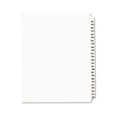 Preprinted Legal Exhibit Side Tab Index Dividers, Avery Style, 25-Tab, 351 to 375, 11 x 8.5, White, 1 Set, (1344)