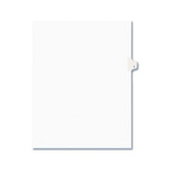 Preprinted Legal Exhibit Side Tab Index Dividers, Avery Style, 26-Tab, I, 11 x 8.5, White, 25/Pack, (1409)