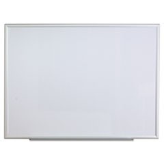 Dry Erase Board, Melamine, 48 x 36, Aluminum Frame