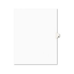Preprinted Legal Exhibit Side Tab Index Dividers, Avery Style, 26-Tab, M, 11 x 8.5, White, 25/Pack, (1413)