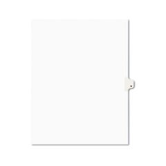 Preprinted Legal Exhibit Side Tab Index Dividers, Avery Style, 26-Tab, N, 11 x 8.5, White, 25/Pack, (1414)