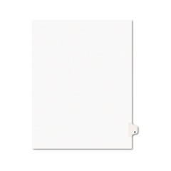 Preprinted Legal Exhibit Side Tab Index Dividers, Avery Style, 26-Tab, X, 11 x 8.5, White, 25/Pack, (1424)