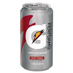 Thirst Quencher Can, Fruit Punch, 11.6oz Can, 24/Carton