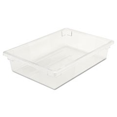 Food/Tote Boxes, 8.5 gal, 26 x 18 x 6, Clear