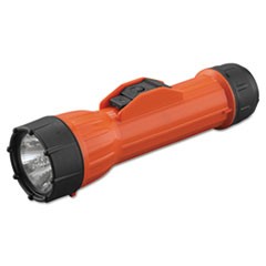 WorkSafe Waterproof Flashlight, 2D (Sold Separately), Orange/Black