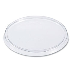 Non-Vented Cup Lids. Fits 10 oz to 14 oz Foam Cups, 6 oz to 8 oz Food Containers, 6 oz Bowls; Clear, 1,000/Carton